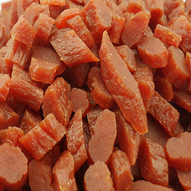 220g 100% Natural Dry Pet Dog Food Snack Chews Treats Training Beef Granules Twist Sticks For Small Medium Pet Classic Food