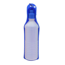 Load image into Gallery viewer, 250/500ml Dog Water Bottle Feeder With Bowl Plastic Portable Water Bottle Pets Outdoor Travel Pet Drinking Water Feeder 40FB18