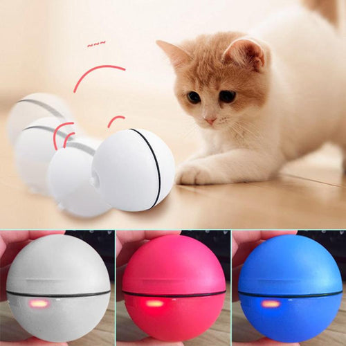 Cat Dog LED Laser Ball Red Light Electronic Rolling Ball Toys for Cat Kitten Funny Interactive Ball Toy Cat Pet Products